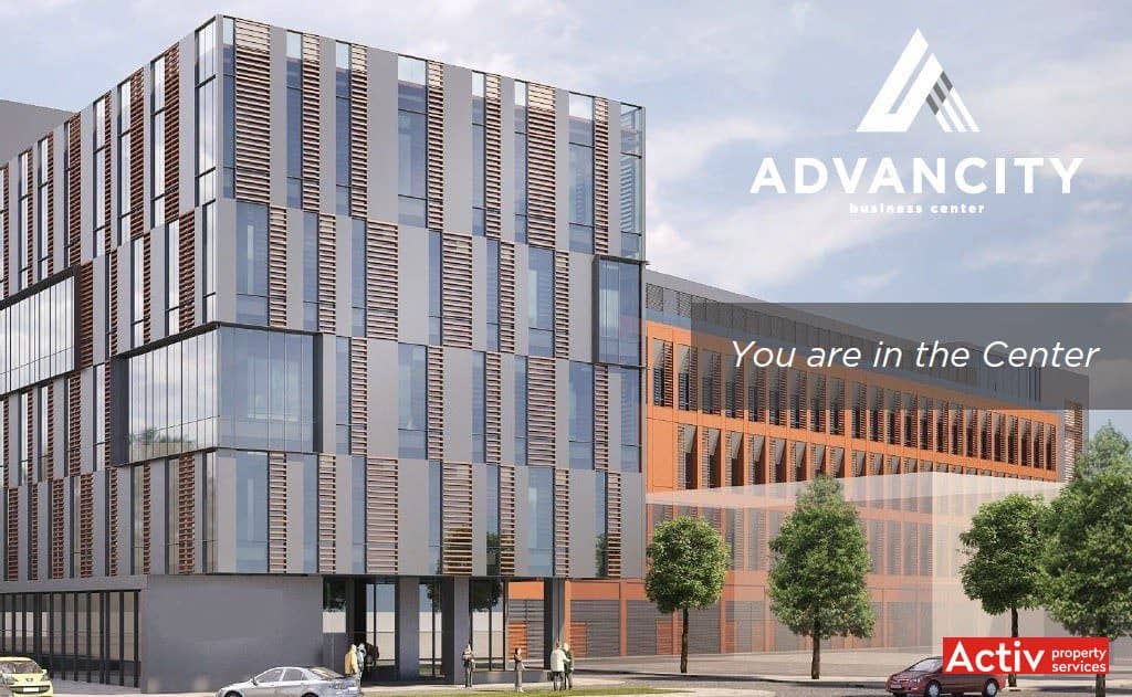 Advancity Business Center inchiriere spatii de birouri Cluj-Napoca zona centrala imagine de ansamblu fatada cladire