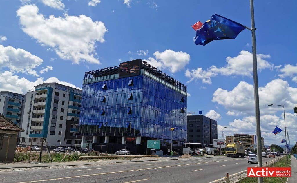 Optimus Nova Center birouri de inchiriat Cluj-Napoca zona de vest imagine cale de acces