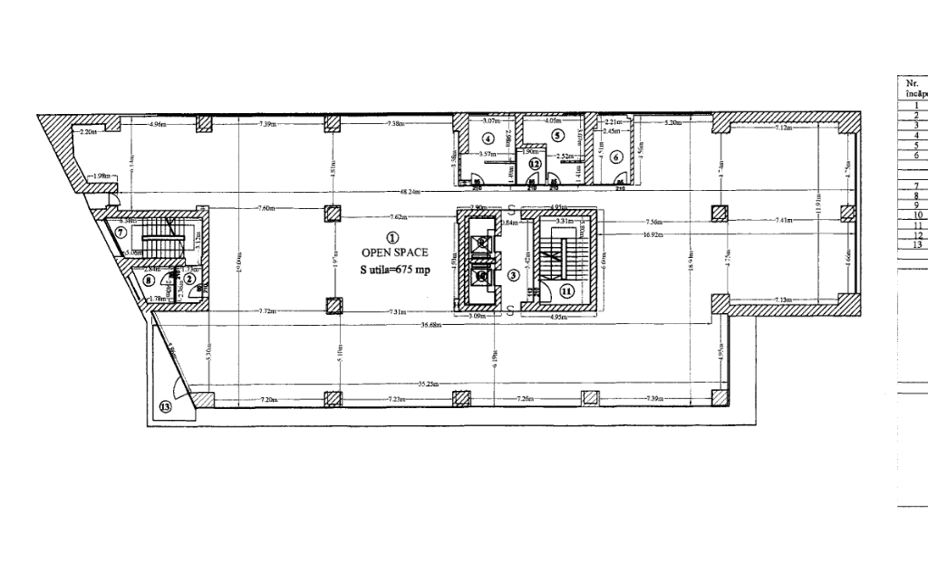 Allianz Tiriac inchiriere birouri Brasov central plan etaj