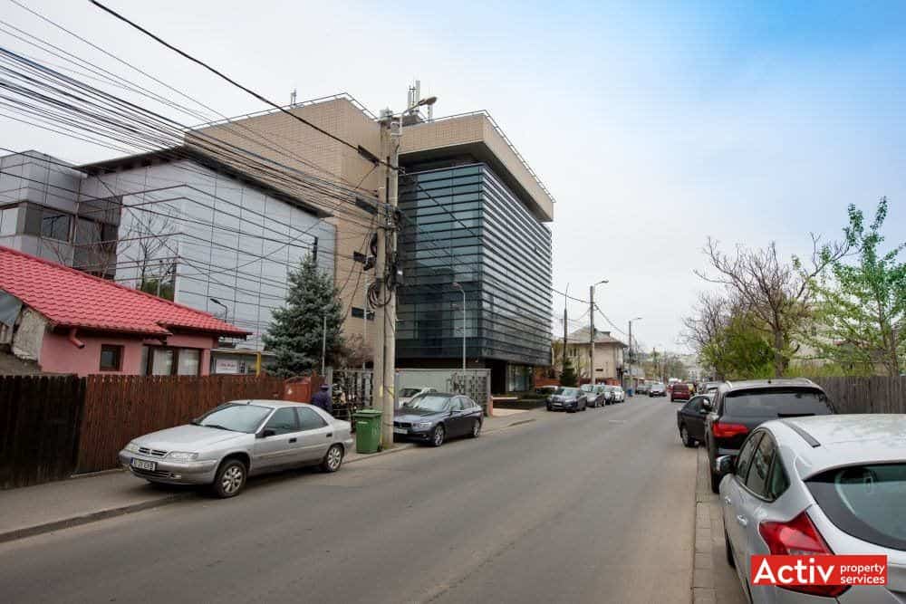 Inchirieri spatii birouri mici pe Strada Gheorghe Ţiteica 142 in Bucuresti nord, vedere stradala