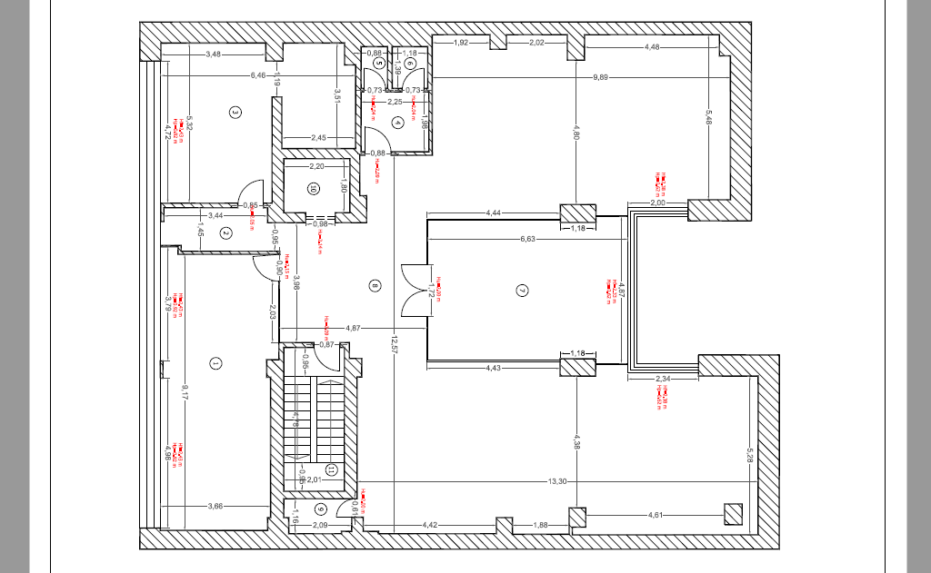 Halelor 7 spatii de birouri de inchiriat Bucuresti central plan 1