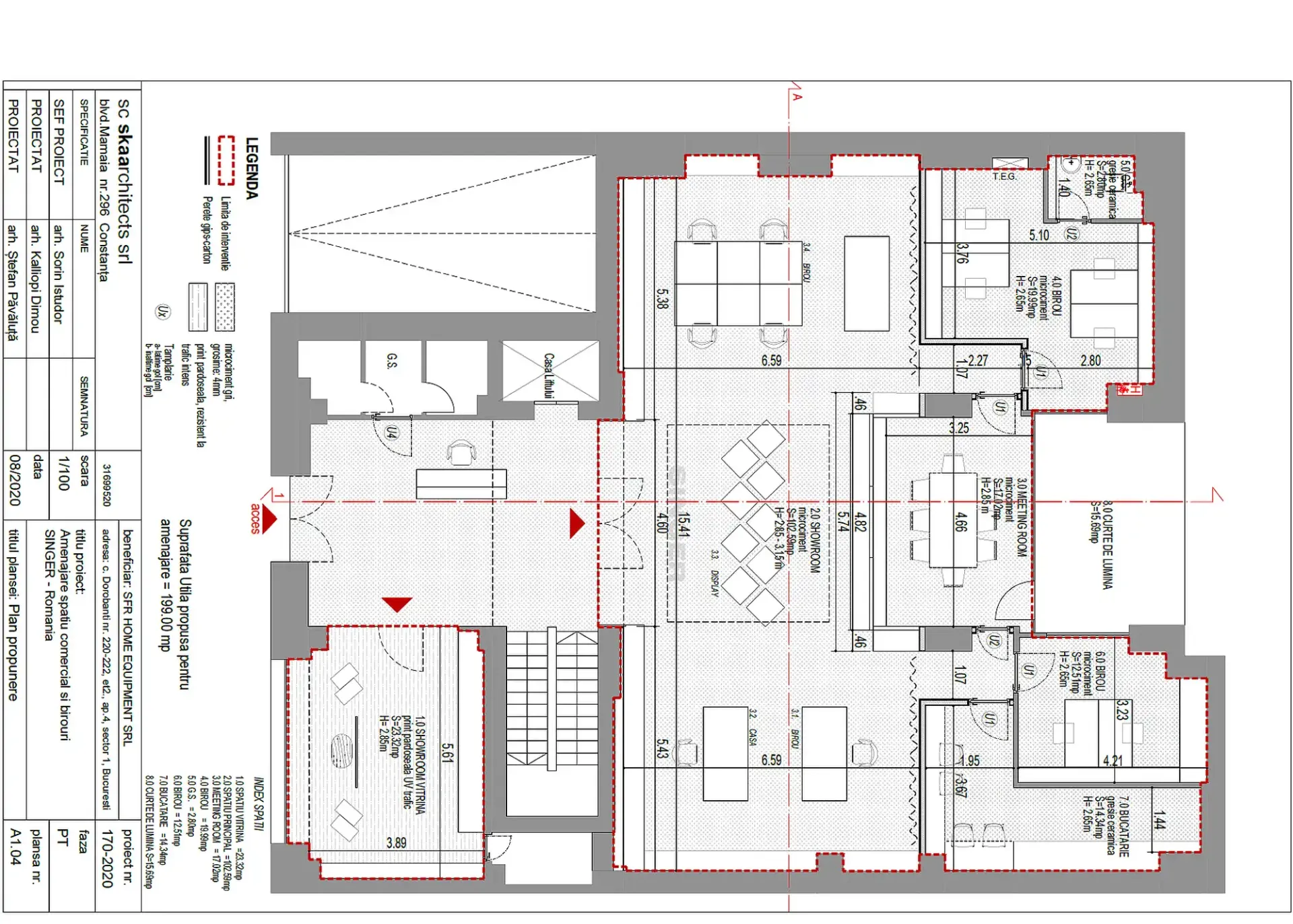 Birouri de inchiriat in Halelor 7
