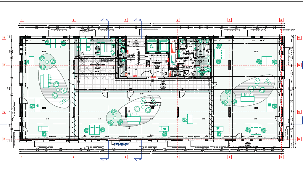 Birouri de inchiriat in Incubcenter, poza plan etaj superior