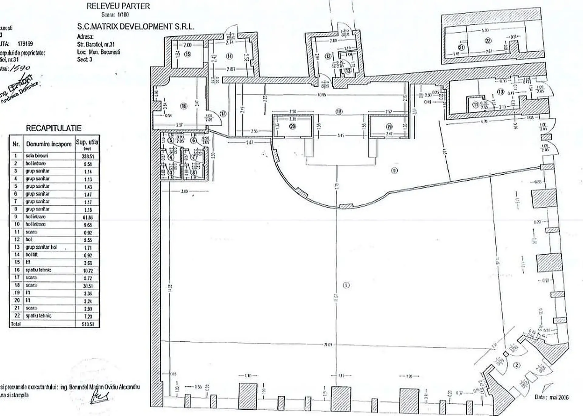 Birouri de inchiriat in Matrix Office Building
