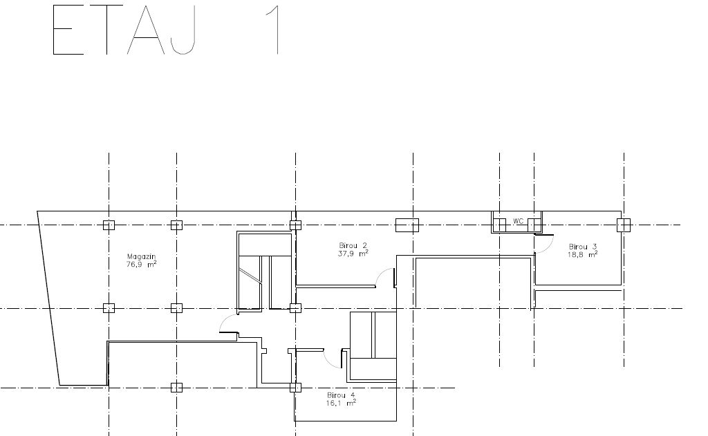 Birouri de inchiriat in Mercur L-line, poza plan 1