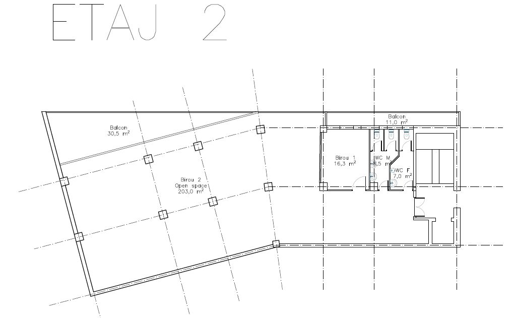 Birouri de inchiriat in Mercur L-line, poza plan 2