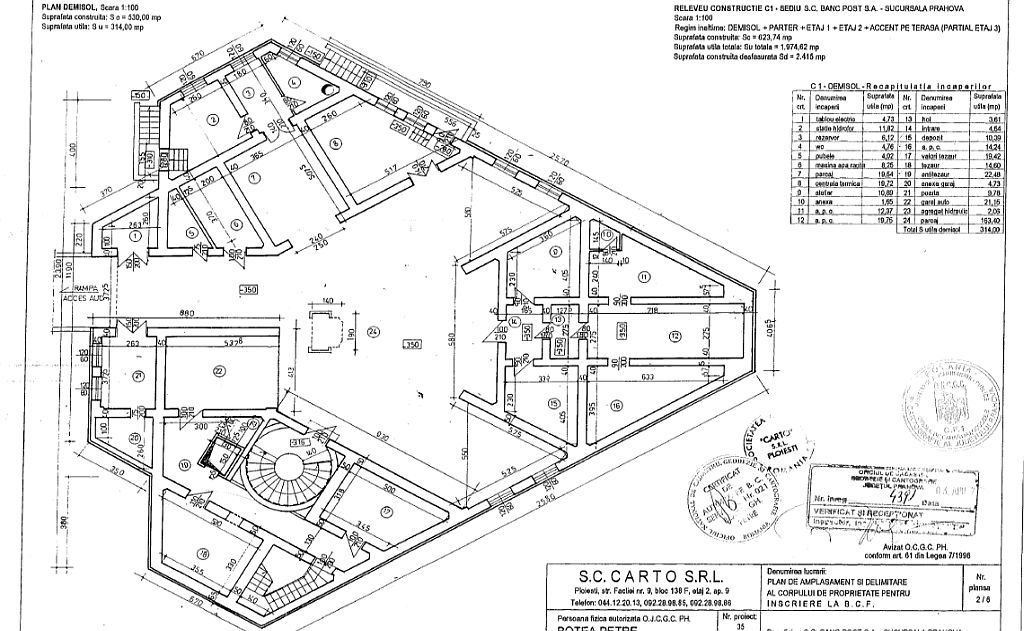 Birouri de inchiriat in Ray-Creativ, poza plan 1