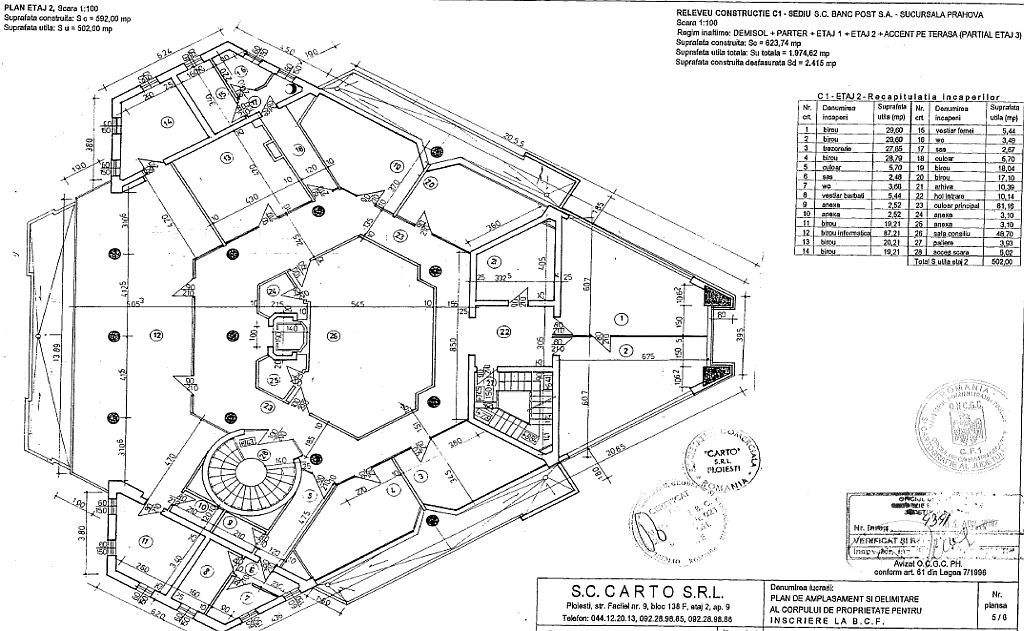 Birouri de inchiriat in Ray-Creativ, poza plan 4