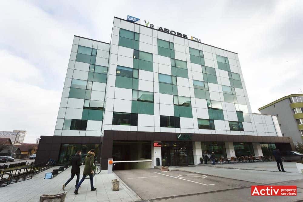 Cluj Business Campus închiriere birouri Cluj-Napoca vederere fațadă
