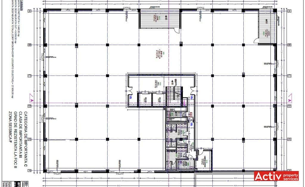 Cluj Business Campus birouri de închiriat Cluj-Napoca plan