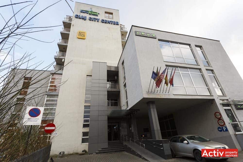 Cluj City Center spaţii birouri de închiriat Cluj în zonă centrală vedere faţadă