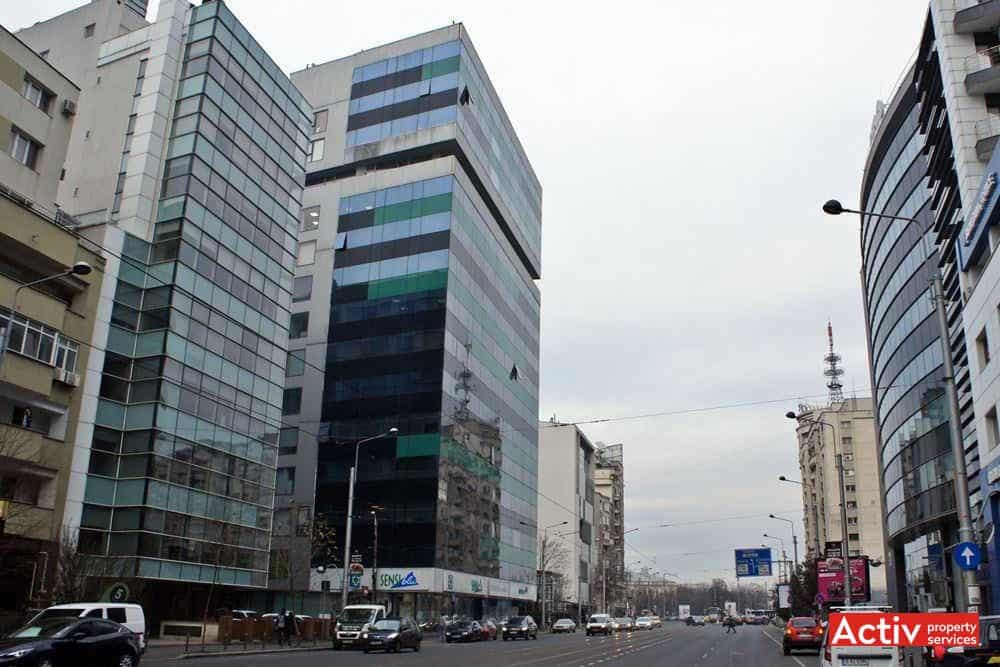 Cube Victoriei Center spaţii birouri centru lângă metrou Piața Victorie, vedere stradală