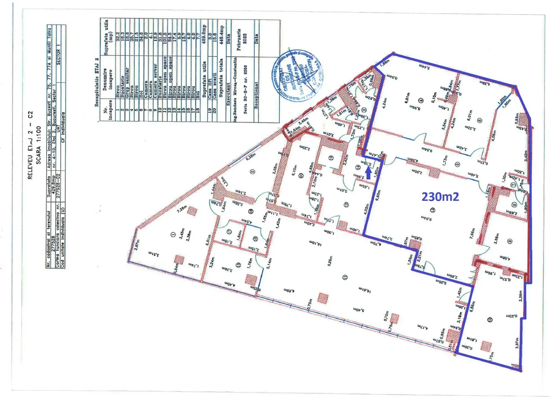 Birouri de închiriat în CUBE VICTORIEI CENTER