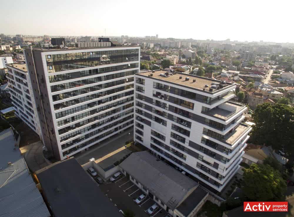 Delea Veche 24 închirieri spații birouri București zona centrală, vedere aeriană
