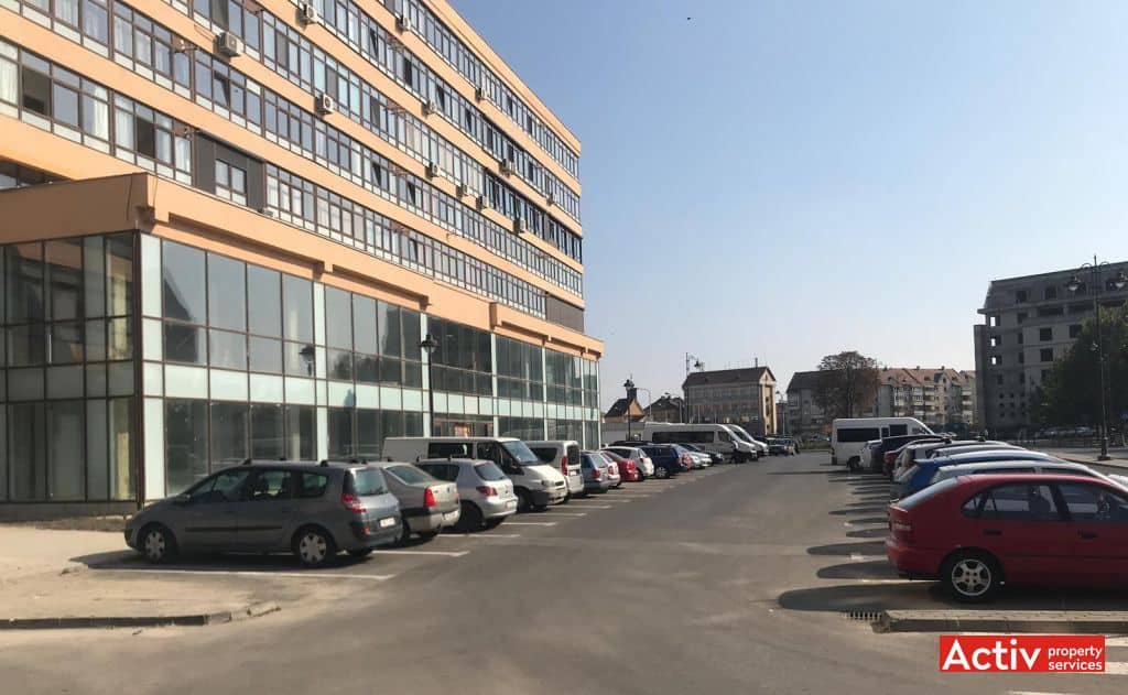Ferdinand 4 inchiriere spatii de birouri Sibiu zona centrala poza parcare