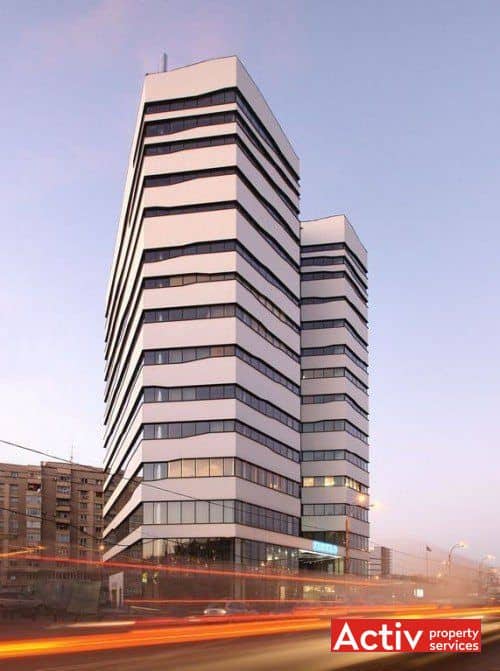 Olympia Tower birouri de închiriat București central vedere dinspre Bulevardul Decebal
