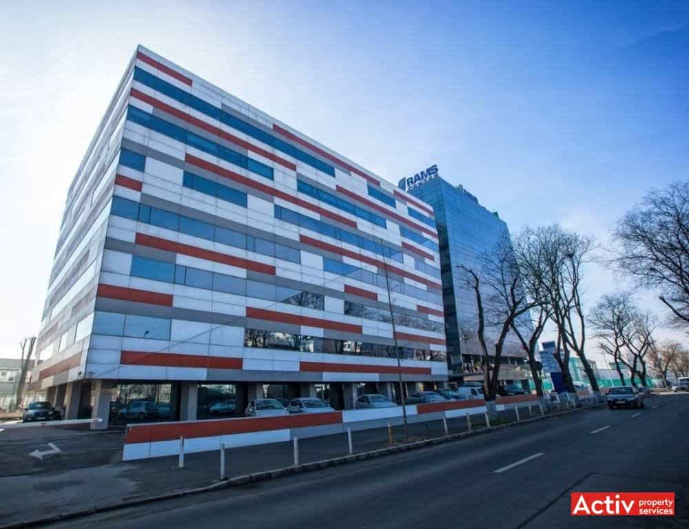 RAMS Center închiriere birouri București vedere stradală Dudești Pantelimon