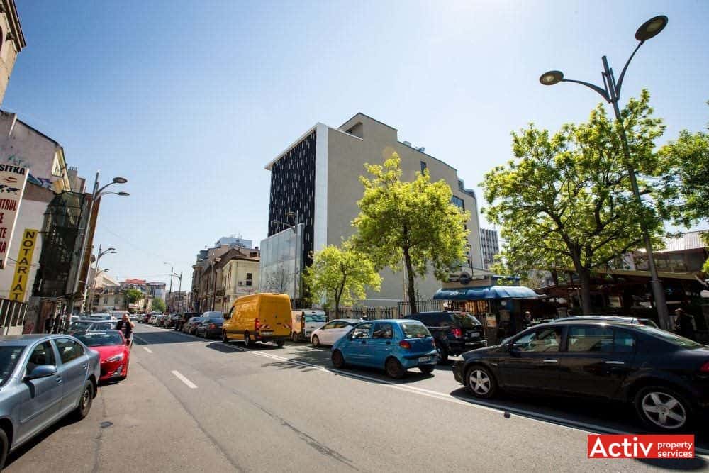 Romană Offices birouri de închiriat în București ultracentral Piața Romană vedere laterală
