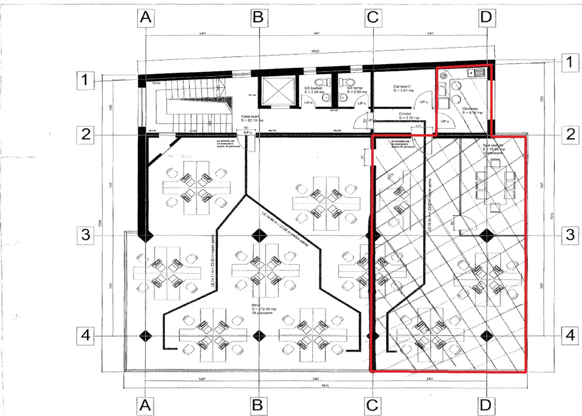 Birouri de închiriat în ROMANITZA OFFICE BUILDING