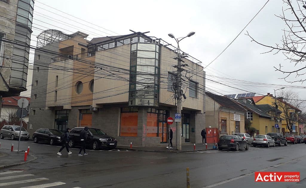 Decebal 17 spatii de birouri de vanzare Cluj central poza cladire