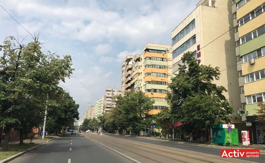 Empire Tower cladire de birouri de vanzare Bucuresti est vedere cale de acces