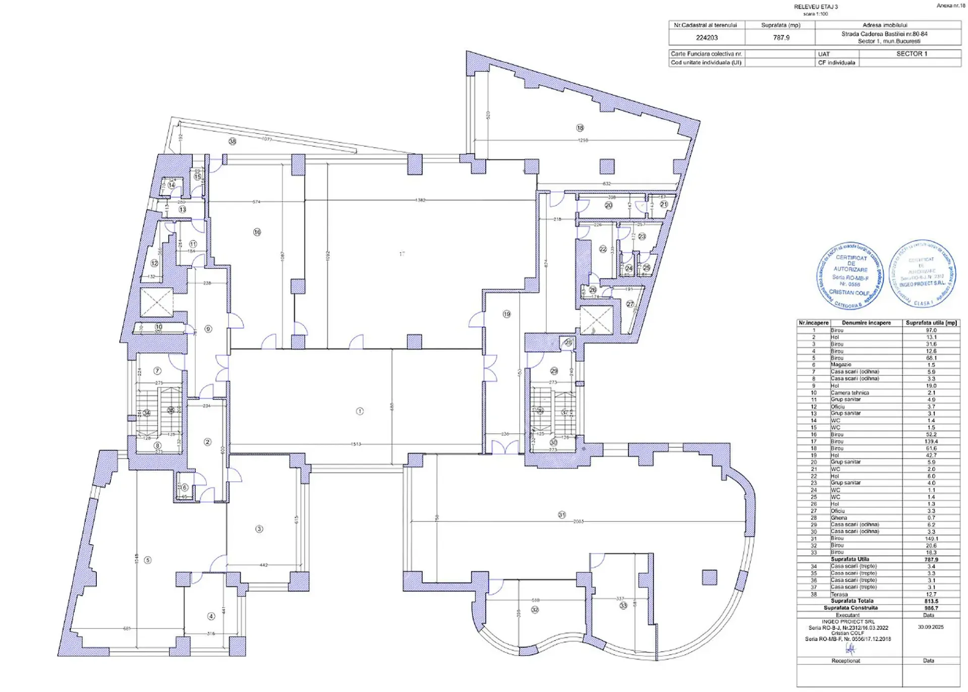 Caderea Bastiliei 80-84 - plan etaj curent.webp Caderea Bastiliei 80-84 - plan etaj curent.webp