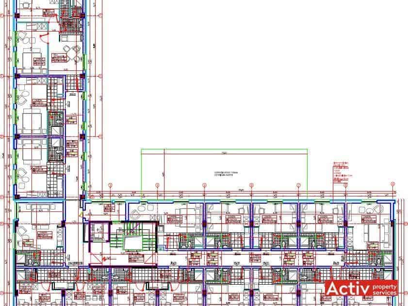 Hotel Check Inn cladire de birouri de vanzare Timisoara central poza plan