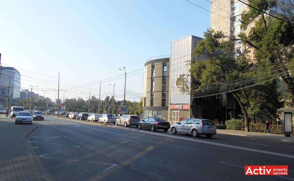 Cladire Panoramic spatii de birouri Timisoara central poza acces bulevard