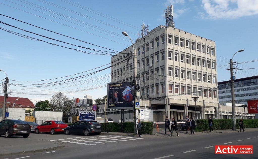 Cladirea C.I.A birouri de inchiriat Cluj-Napoca sud vedere stradala