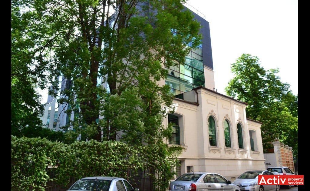 Filipescu Office Building, Filipescu 28, vedere laterala cladire spatii birouri de inchiriat