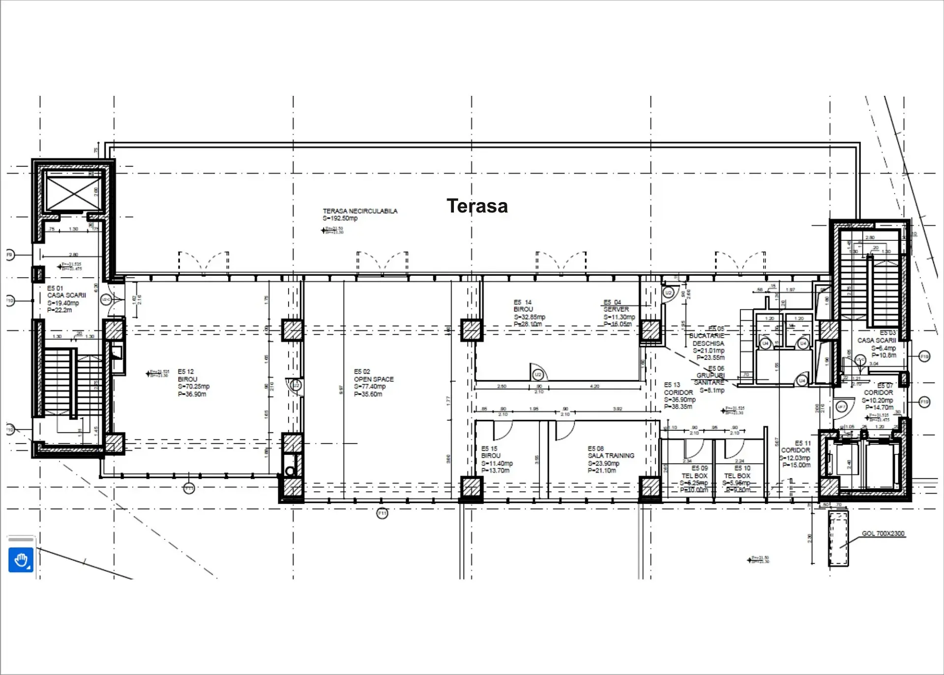 Frunzei 26 - et.5 - 360m2