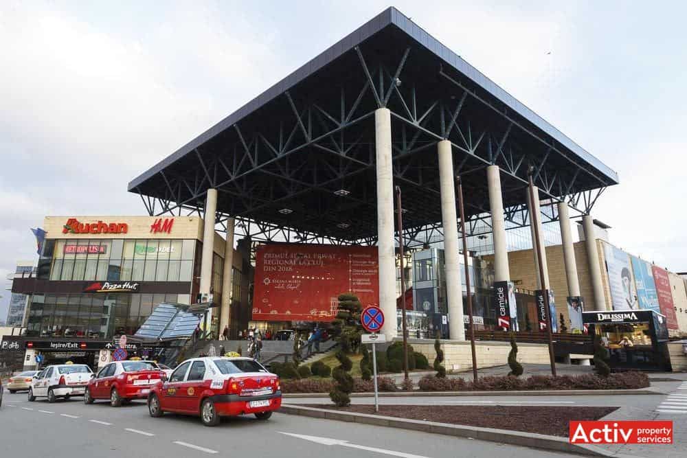 Iulius Business Center birouri de închiriat Cluj-Napoca vedere Iulius Mall