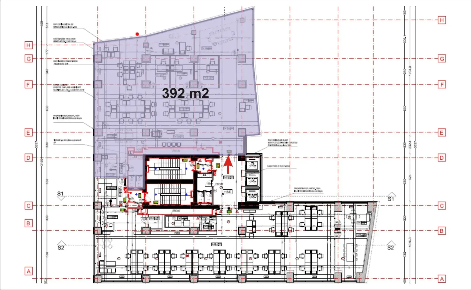 Maria Rosetti Tower - et.5 - 392m2 (fata)