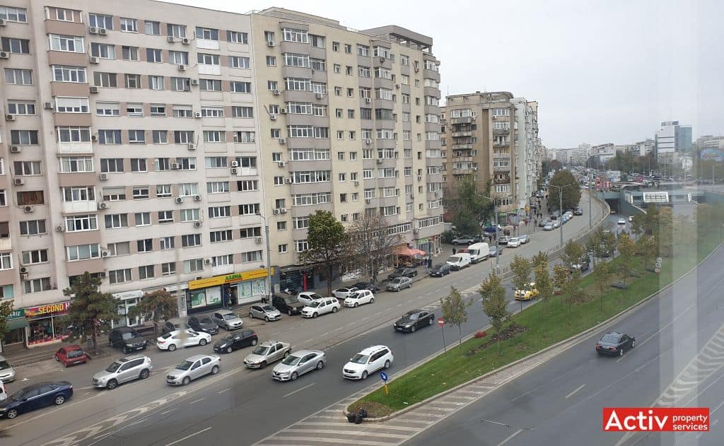 Mihai Bravu 255 spatii de birouri de inchiriat Bucuresti central vedere bulevard