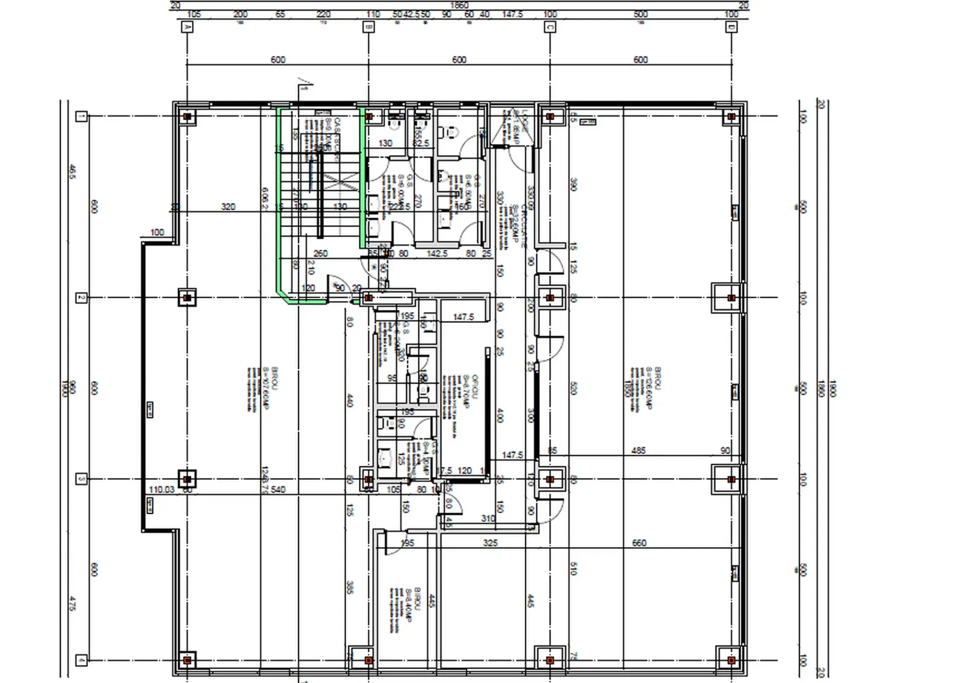 Miral Building - Plan etaj curent.webp