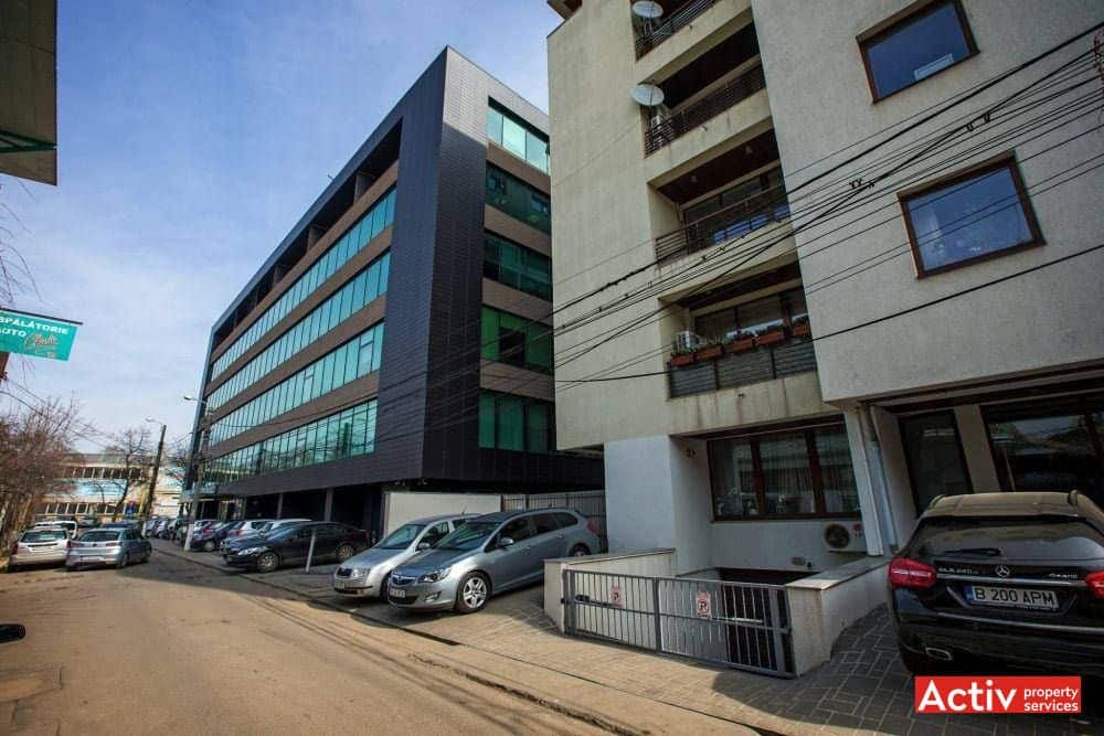 Biharia Office Building spațiu de birouri București zona nord, vedere din strada Biharia
