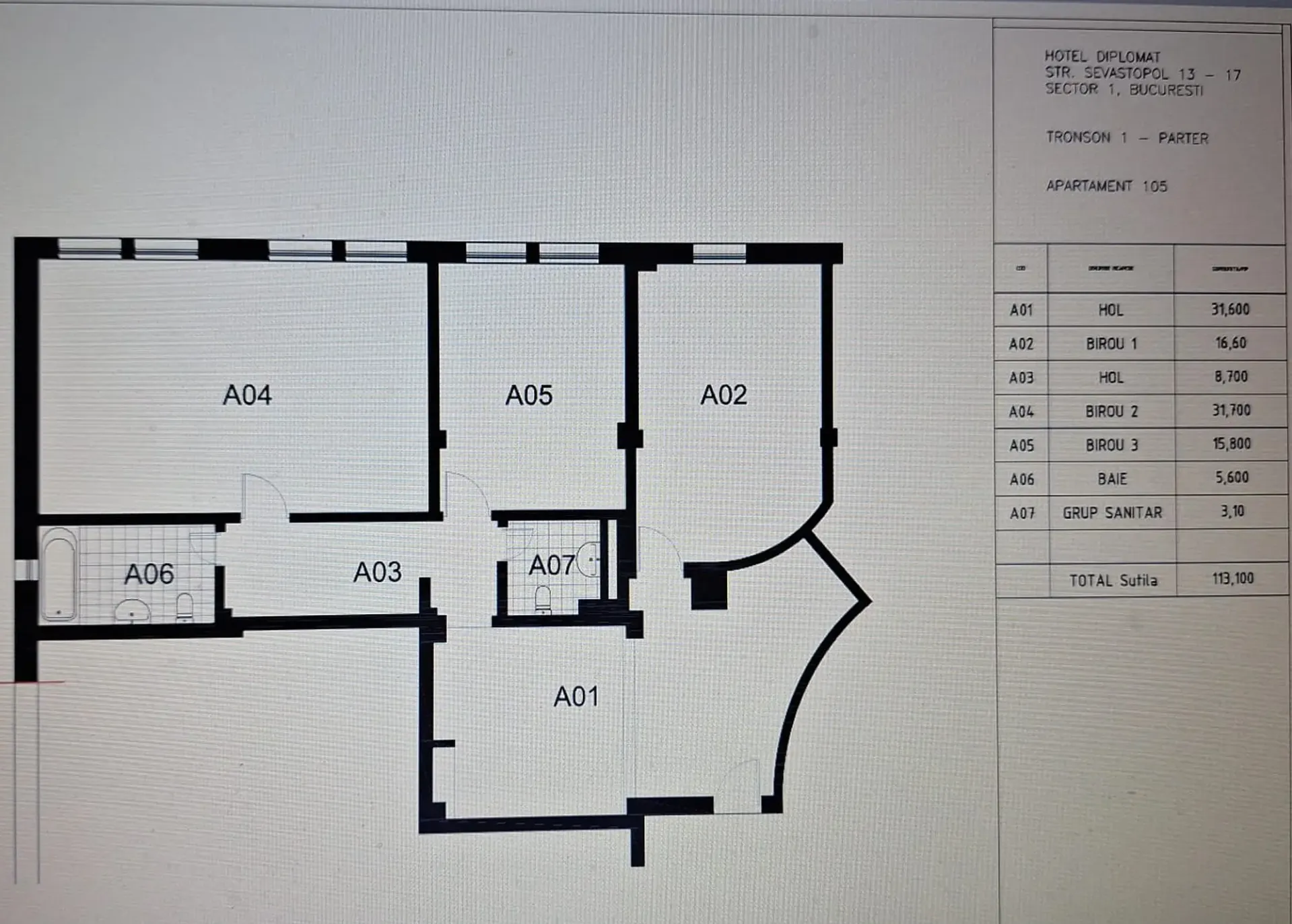 Închiriere birouri în Diplomat Business Center