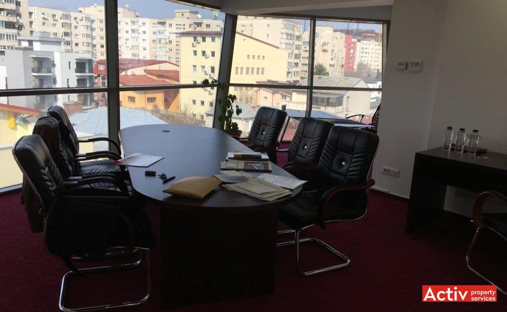 Sirenelor 91 birouri de inchiriat Bucuresti central vedere din interior catre bulevard