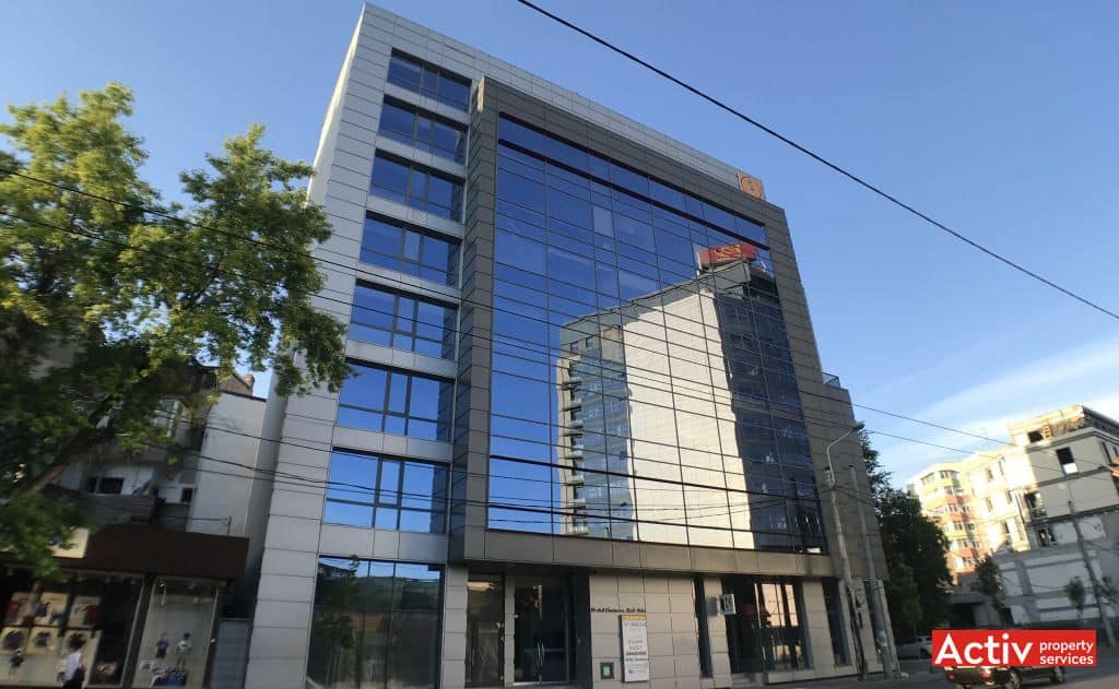 Dacia Business Center spații birouri mici zona centrală imagine fațada clădirii