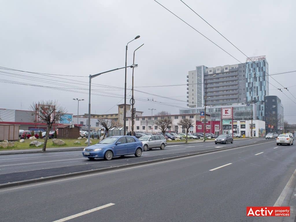 Fructus Plaza birouri de închiriat Timișoara central perspectivă incadrare in zonă
