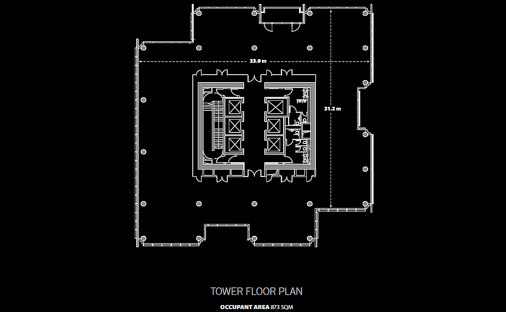 The Mark cladire de birouri de inchiriat Bucuresti central plan etaj