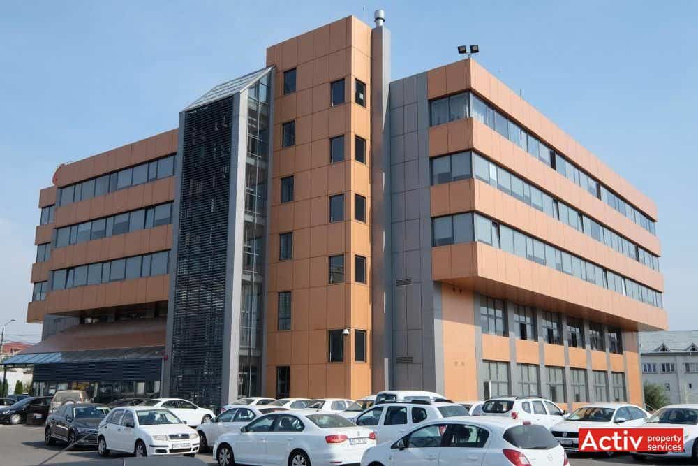 E-on Building Iași amplasată în intersecția străzilor Vasile Lupu, Ciurchi și Aurel Vlaicu - închirieri spații birouri ieftine