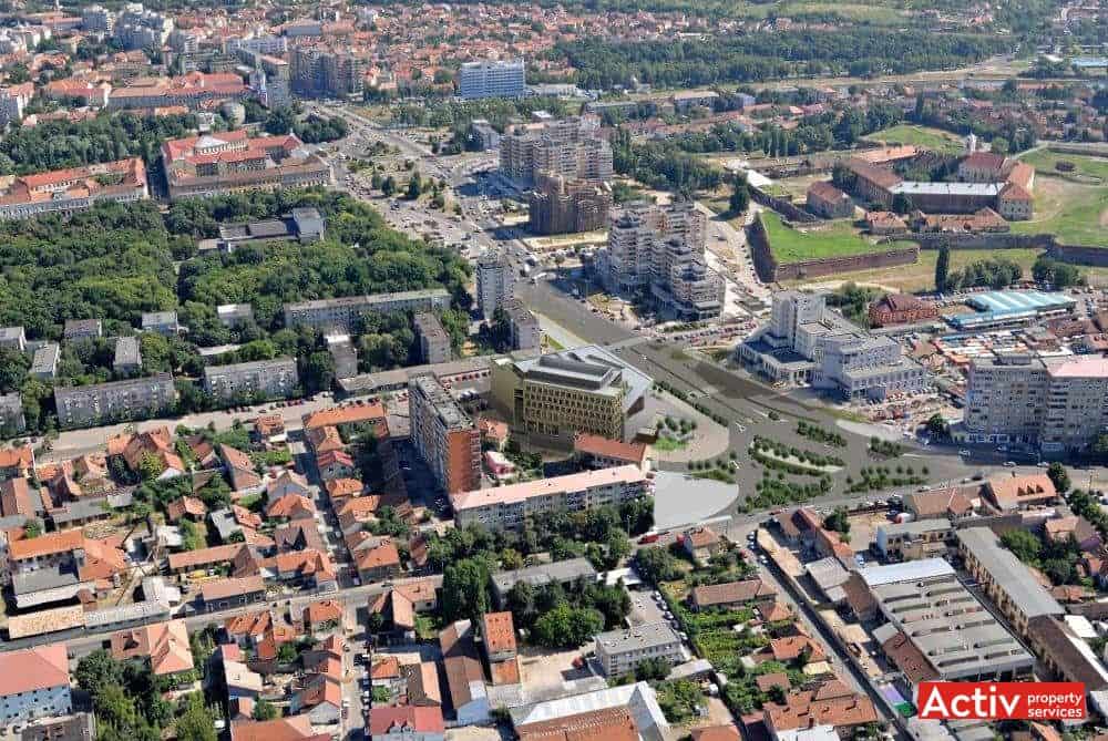 Oradea Plaza, vedere aeriana