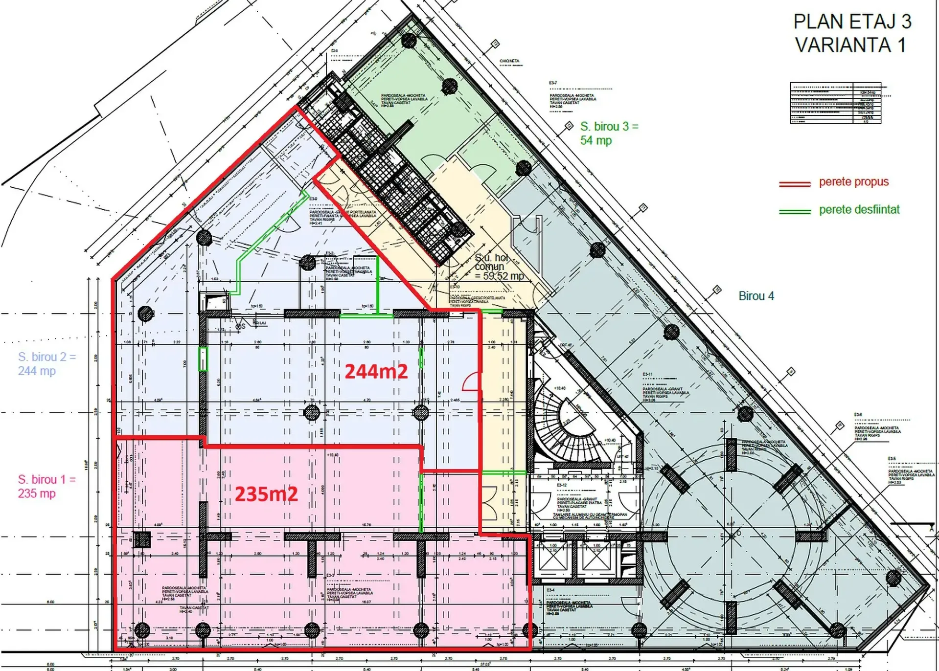 Închiriere spațiu birou Nicolae Filipescu 39-41