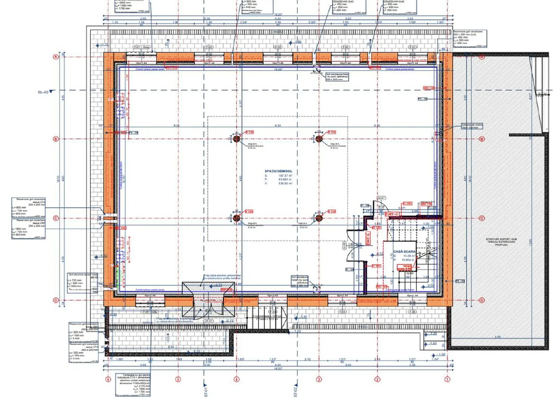 Paltim Villa - plan demisol.webp