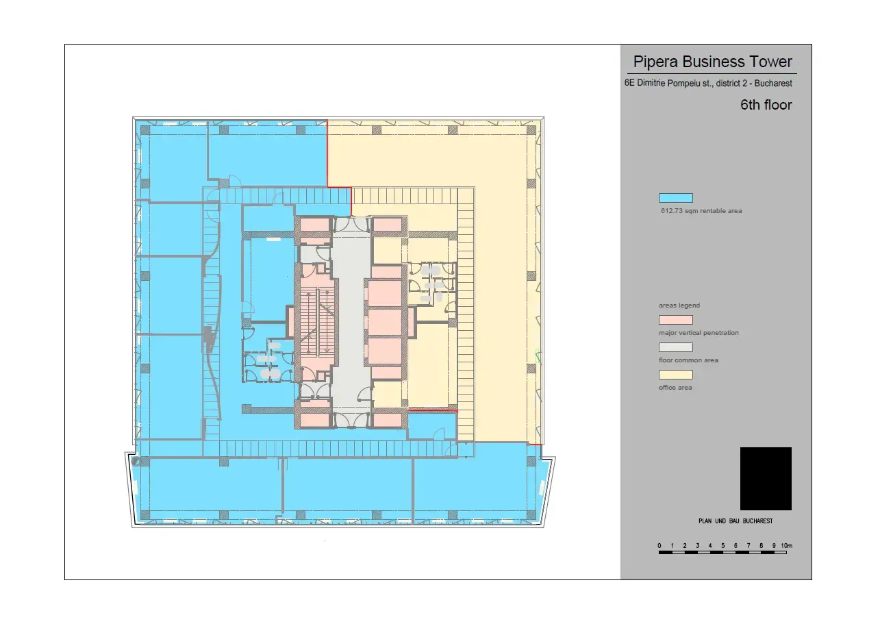 Pipera BT - et.6 - 335m2 + 615m2