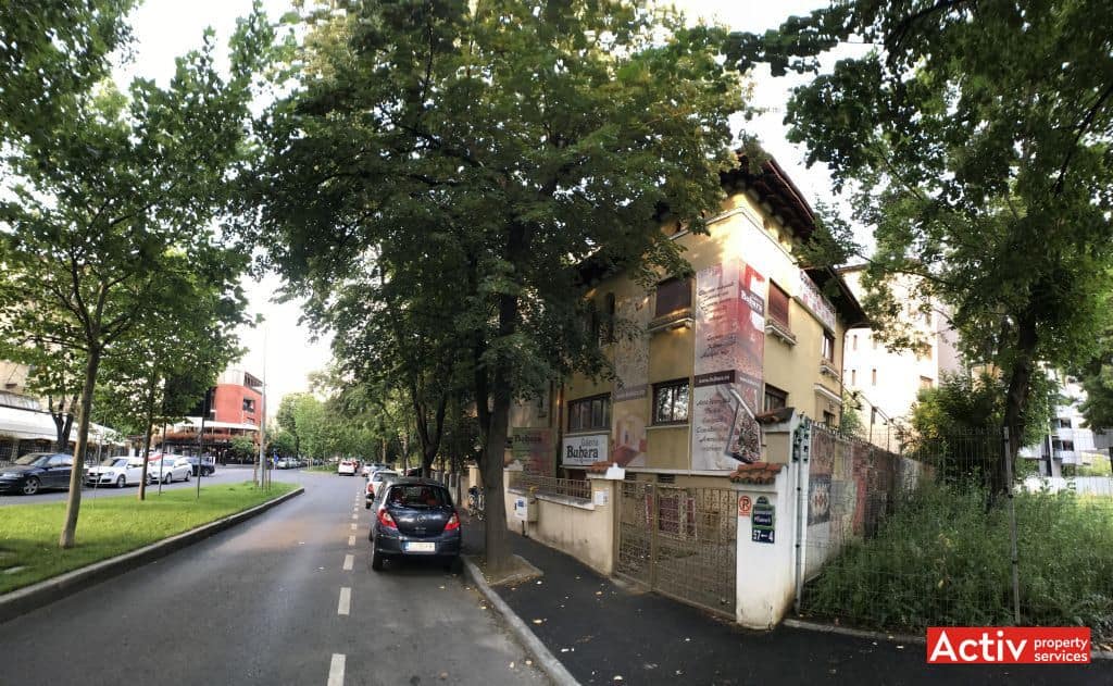 Primaverii 4 vila cu birouri de inchiriat Bucuresti nord zona Primaverii poza cale de acces