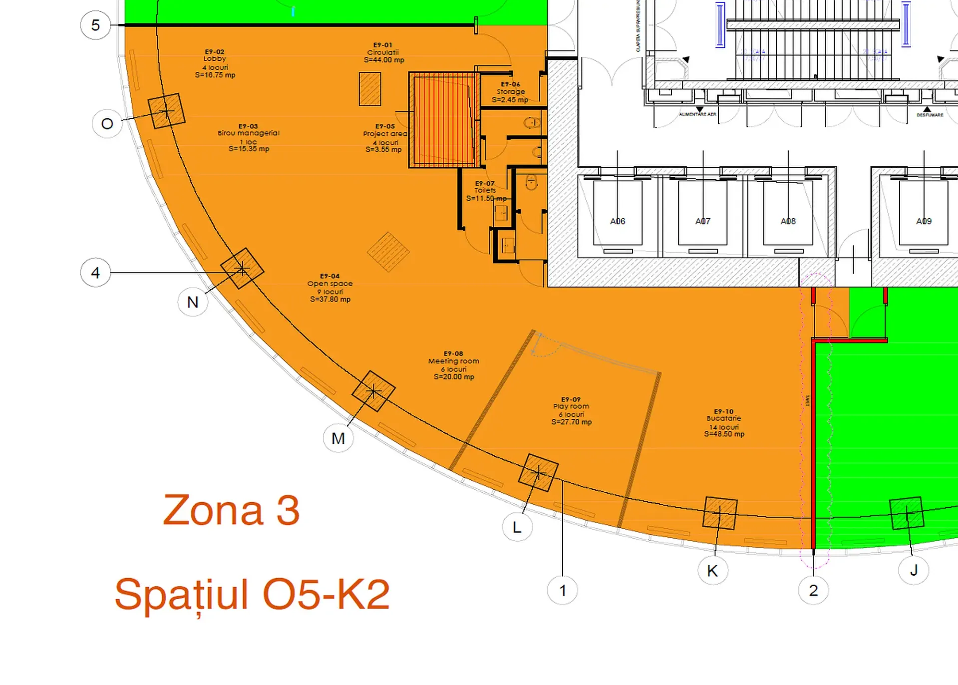Sky Tower - sublet et.9 - 292m2