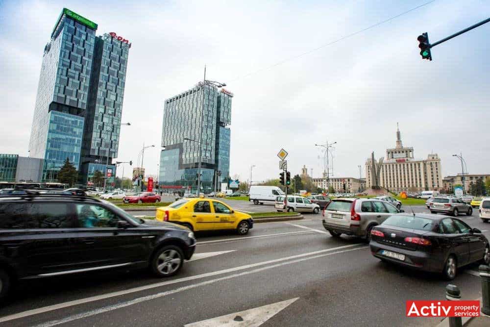 CITY GATE spații de birouri nord perspectiva încadrare în zonă