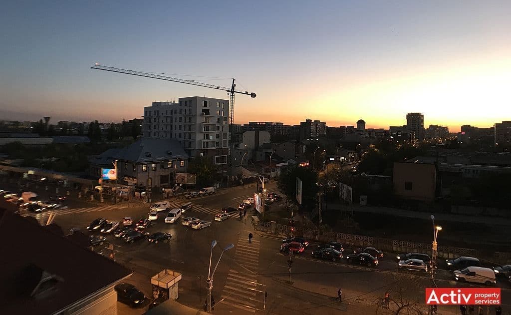 Dealul Spirii Business Center spatii de birouri de inchiriat Bucuresti vest imagine cadru nocturn